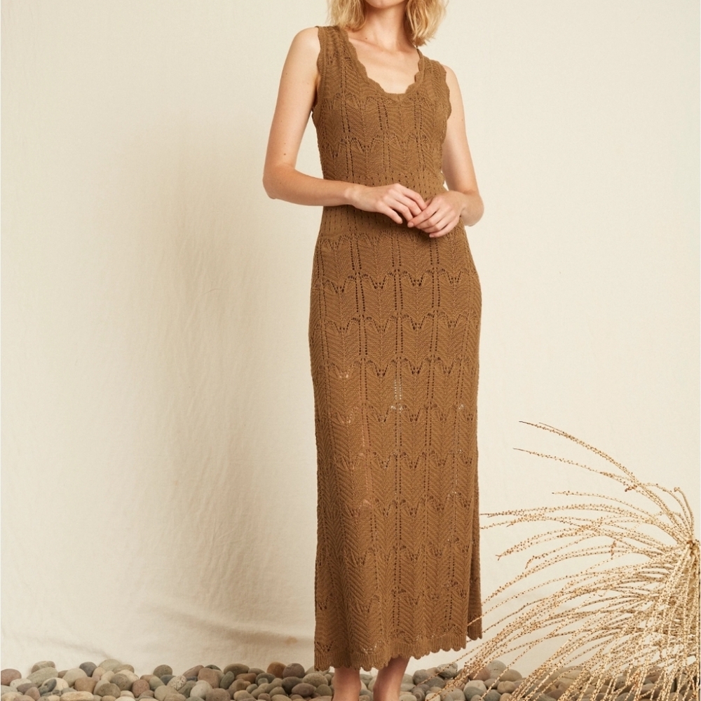 NEW LUXELY | $220 Crochet Boho Dress